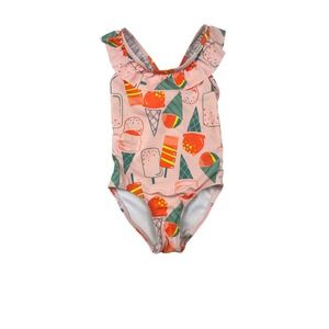 Just One‎ You Carter's 2T Girls Ice Cream Print One Piece Swimsuit Ruffle